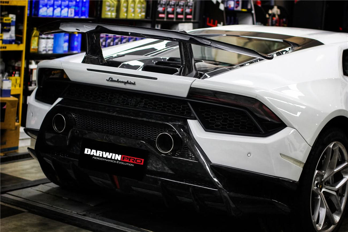2015-2025 Lamborghini Huracan LP610 | LP580 | EVO | Tecnica Performante Style Carbon Fiber Spoiler Wing With Base