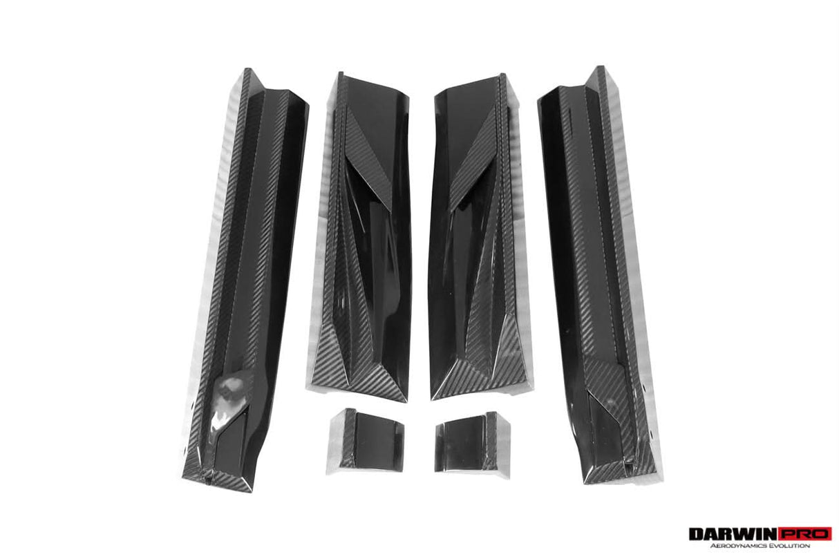 DarwinPRO 2018-2025 Lamborghini URUS BKSS Part Carbon Fiber Side Skirts | Fits URUS, S, Performante