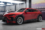 DarwinPRO 2018-2025 Lamborghini URUS BKSS Part Carbon Fiber Side Skirts | Fits URUS, S, Performante