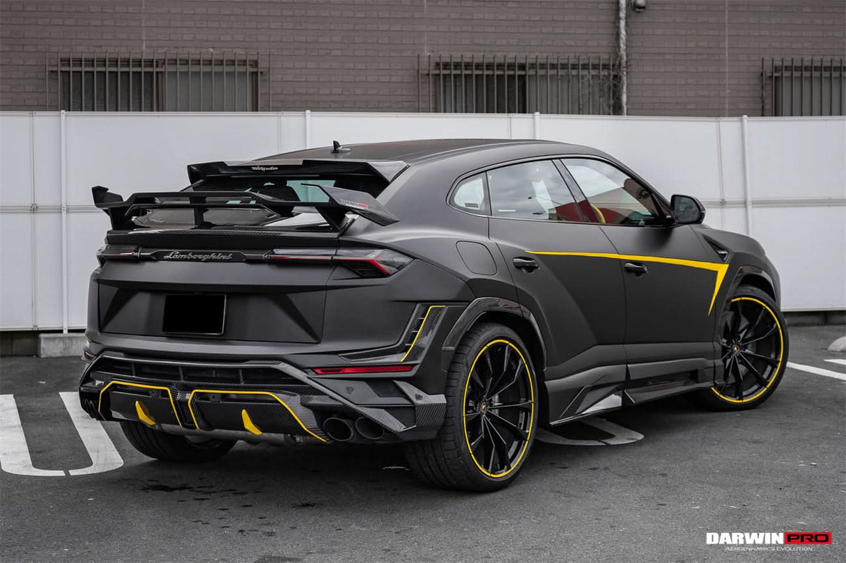 DarwinPRO 2018-2025 Lamborghini URUS BKSS Part Carbon Fiber Side Skirts | Fits URUS, S, Performante