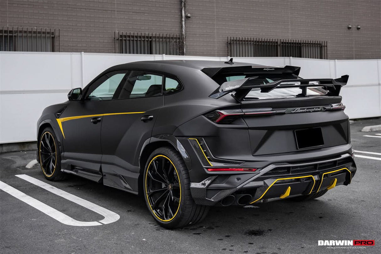 DarwinPRO 2018-2025 Lamborghini URUS BKSS Part Carbon Fiber Side Skirts | Fits URUS, S, Performante