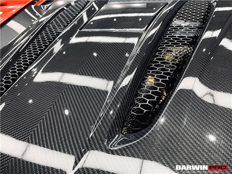 2015-2020 McLaren 540c 570s Coupe Autoclave Carbon Fiber Rear Engine Trunk Replacement