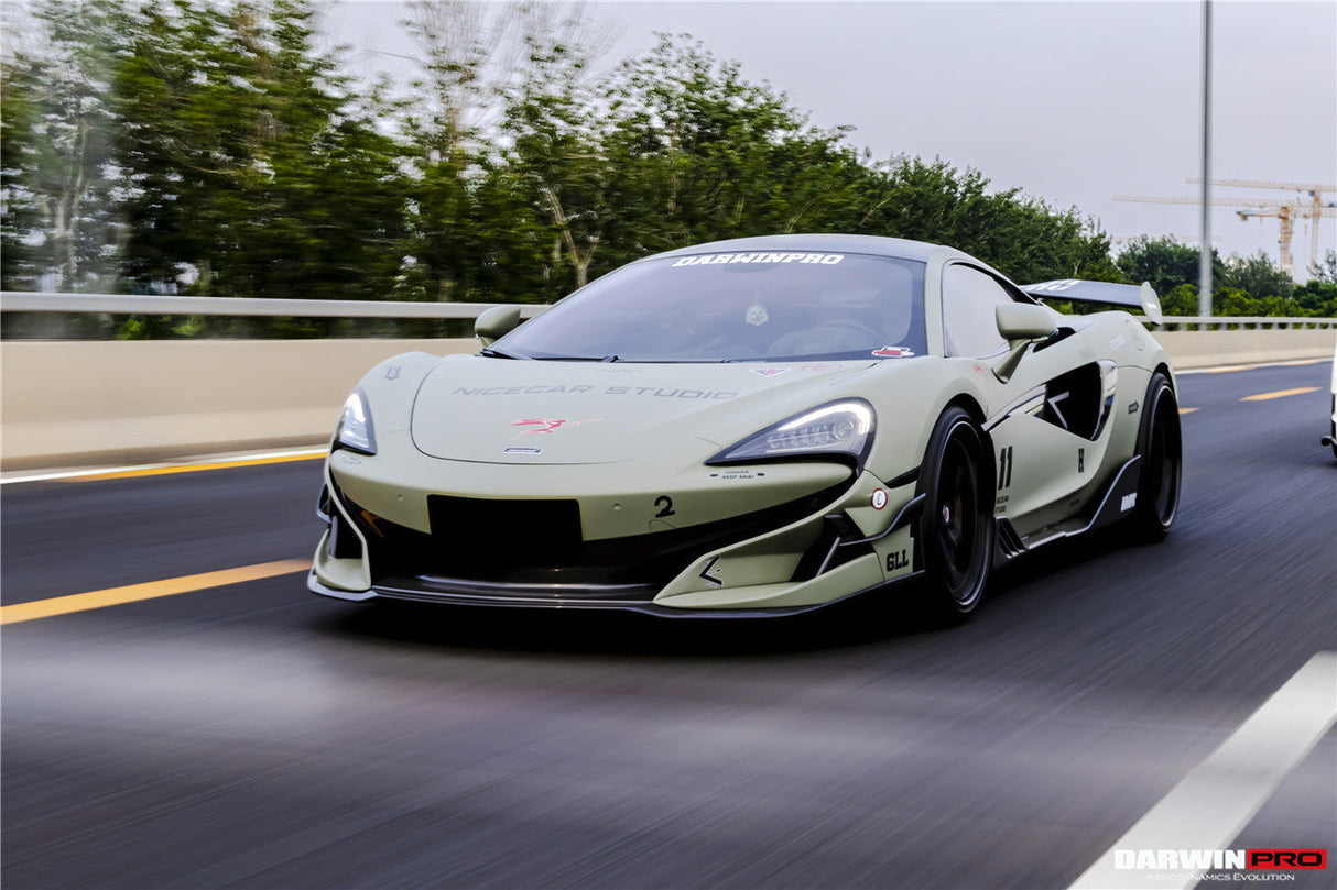 2015-2021 McLaren Carbon Fiber Front Lip DarwinPRO (BKSS) Fits 600lt, 570S