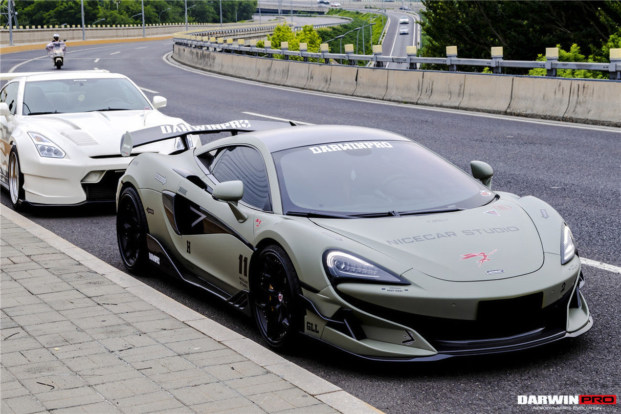 2018-2021 McLaren 600lt  Dry Carbon Fiber Trunk Spoiler Wing DarwinPRO (BKSS)