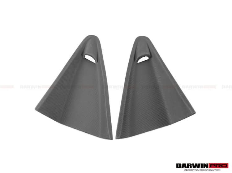 2011-2017 McLaren 650s & 12C BKSS Style Carbon Fiber Quarter Window Scoops