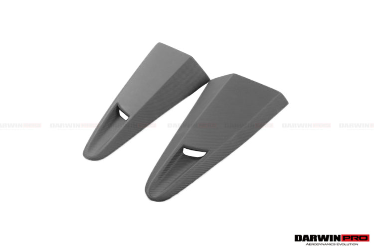 2011-2017 McLaren 650s & 12C BKSS Style Carbon Fiber Quarter Window Scoops