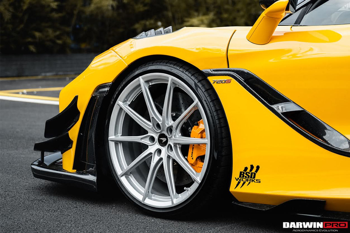 2017-2023 McLaren 720s Se²NWB Style Carbon Fiber Side Door Trims