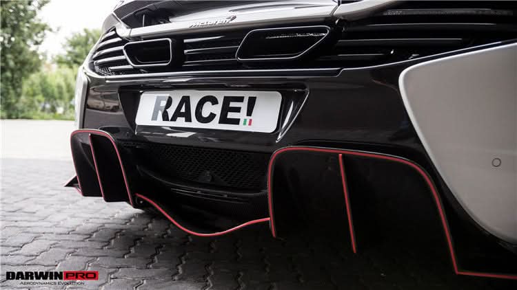 2011-2017 McLaren MP4 12C 650s BKSS Style Rear Diffuser