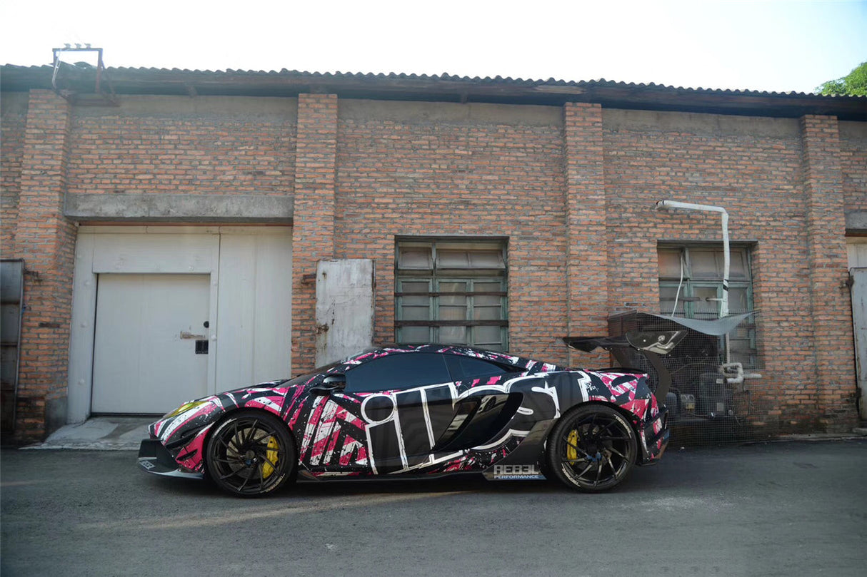 2011-2014 McLaren MP4 12C Rebel Performance Style Partial Carbon Fiber Full Body Kit