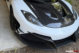 2011-2014 McLaren MP4 12C Partial Carbon Fiber Front Bumper With Lip - DarwinPRO Rebel Performance Design