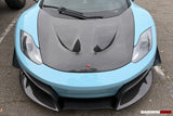 2011-2014 McLaren MP4 12C Partial Carbon Fiber Front Bumper With Lip - DarwinPRO Rebel Performance Design