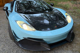 2011-2014 McLaren MP4 12C Partial Carbon Fiber Front Bumper With Lip - DarwinPRO Rebel Performance Design