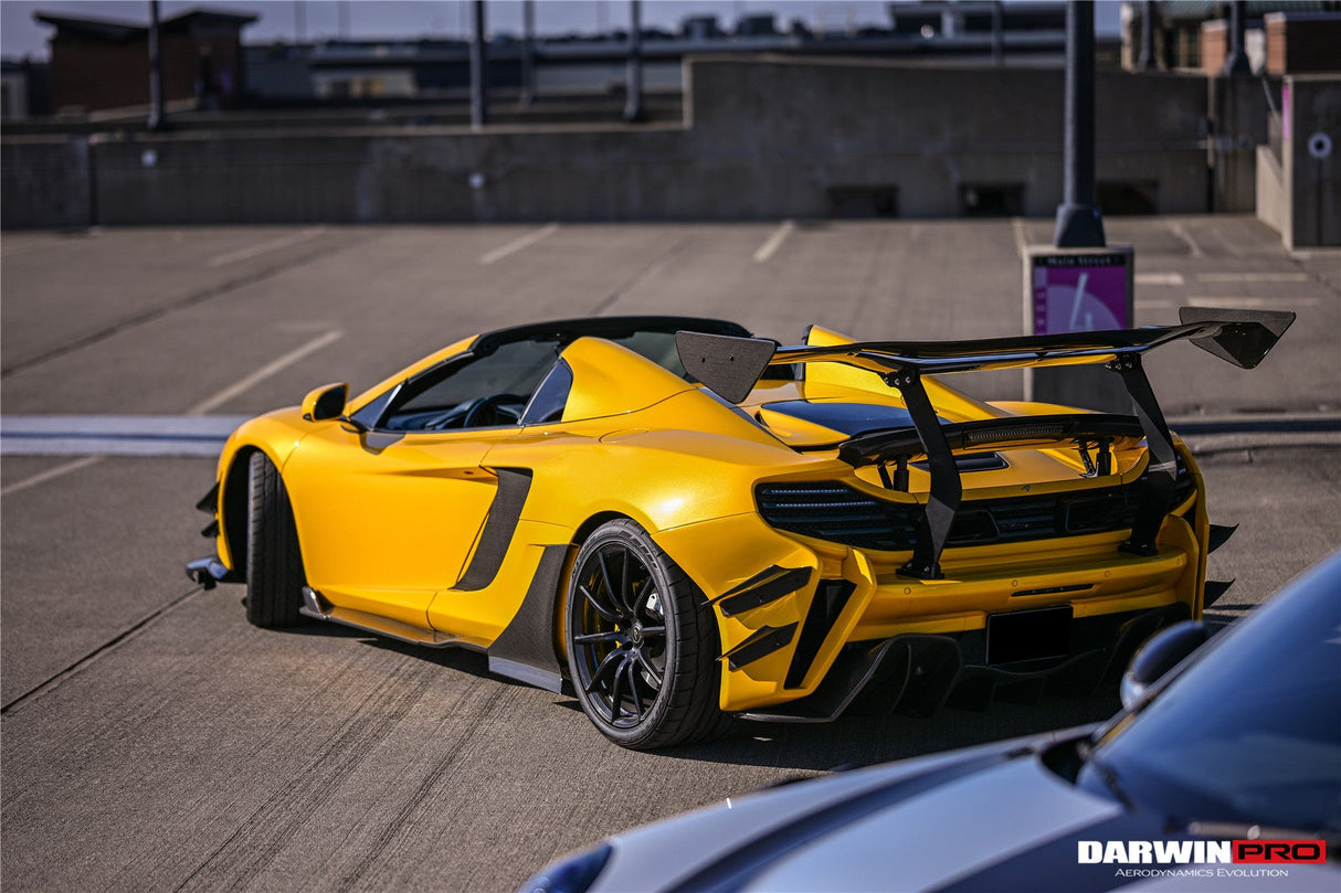 2011-2017 McLaren MP4 12C 650S Carbon Fiber Trunk Spoiler Wing - DarwinPRO (Rebel Performance Design)