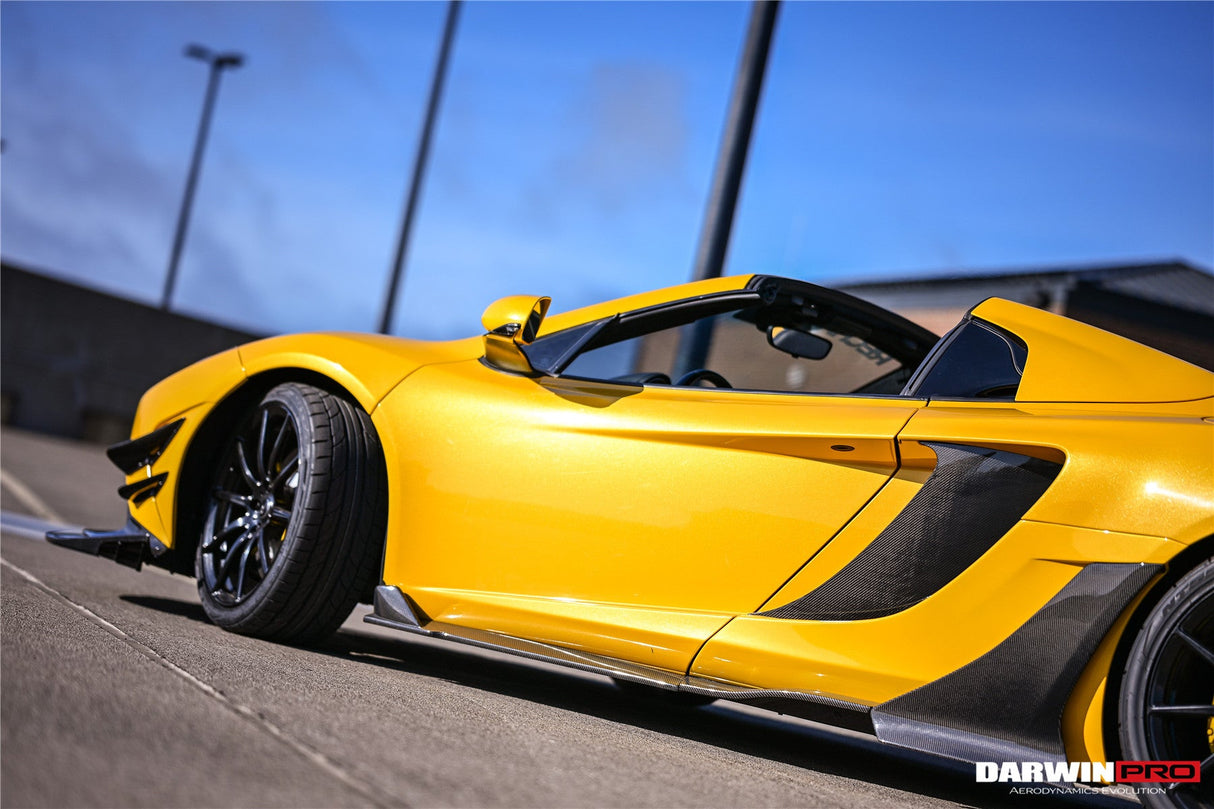 2011-2014 McLaren MP4 12C 650S Carbon Fiber Side Skirts - DarwinPRO (Rebel Performance Design)