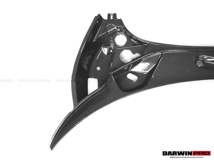 2015-2021 McLaren OEM Style Dry Carbon Fiber Carbon Fiber Front Trunk Opening Surround Trim Set | Fits 540C, 570S, 570GT, 600LT