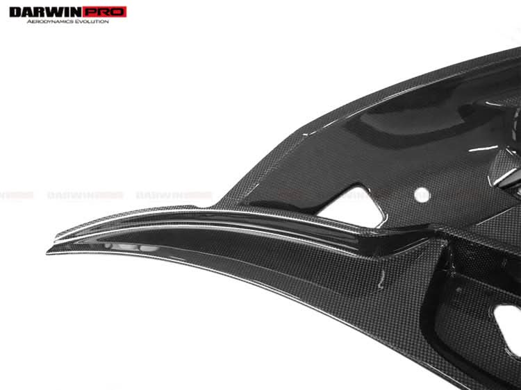2015-2021 McLaren OEM Style Dry Carbon Fiber Carbon Fiber Front Trunk Opening Surround Trim Set | Fits 540C, 570S, 570GT, 600LT