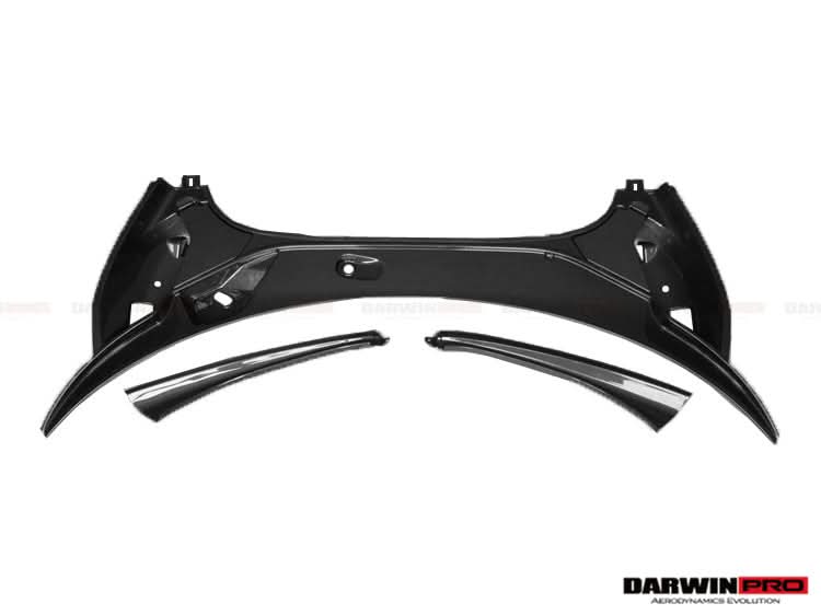 2015-2021 McLaren OEM Style Dry Carbon Fiber Carbon Fiber Front Trunk Opening Surround Trim Set | Fits 540C, 570S, 570GT, 600LT