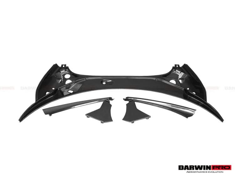 2015-2021 McLaren OEM Style Dry Carbon Fiber Carbon Fiber Front Trunk Opening Surround Trim Set | Fits 540C, 570S, 570GT, 600LT