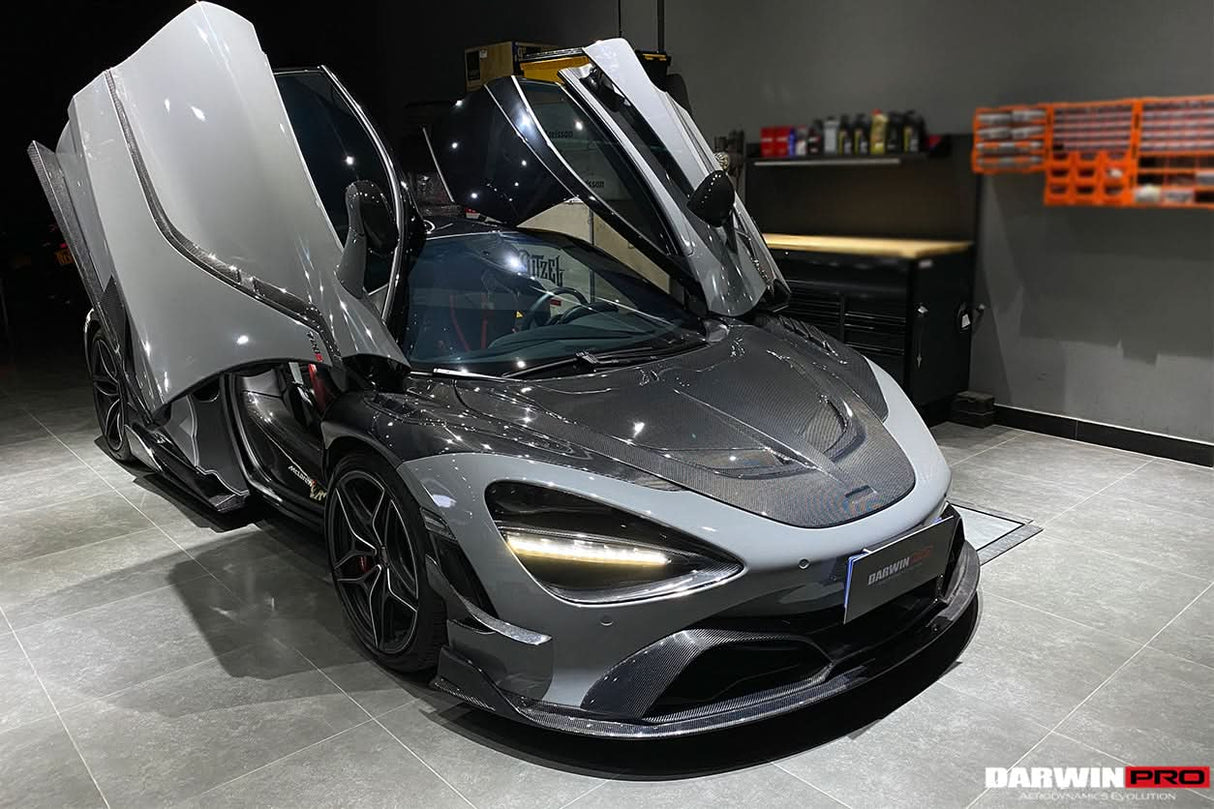 2017-2023 McLaren 720s Se²NWB Style Carbon Fiber Front Lip