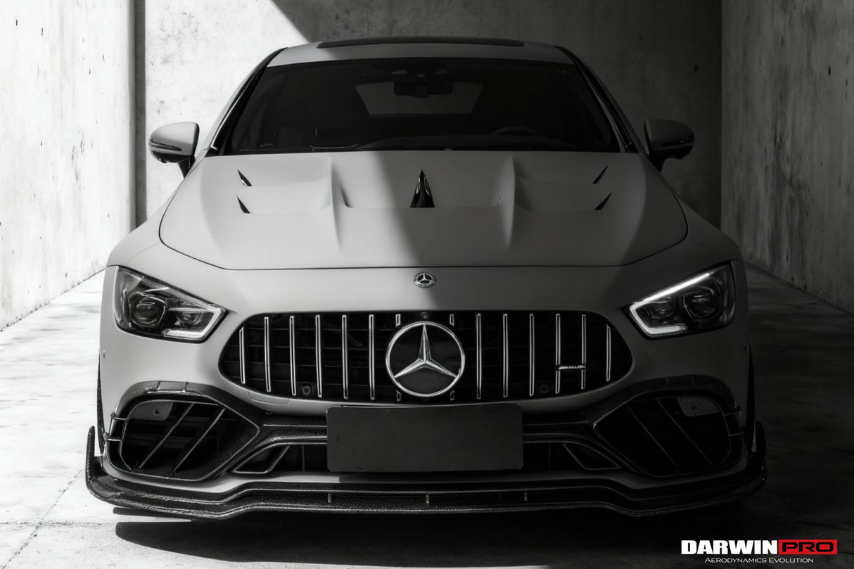 DarwinPRO 2019-2024 Mercedes Benz AMG GT50 GT53 GT43 4Door Coupe X290 IMP Performance Carbon Fiber Front Bumper Vent Trims