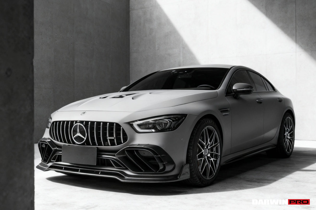 DarwinPRO 2019-2024 Mercedes Benz AMG GT50 GT53 GT43 4Door Coupe X290 IMP Performance Carbon Fiber Front Bumper Vent Trims