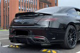 2014-2021 Mercedes Benz C217 S63 & S65 AMG Coupe BKSS Style Carbon Fiber Rear Diffuser