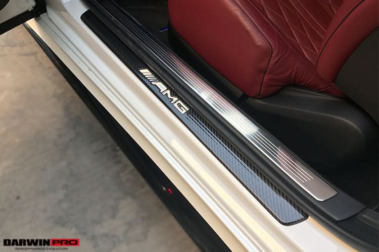 2014-2021 Mercedes Benz C217 S63 S65 AMG Coupe Autoclave Carbon Fiber Door Sills Steps Cover