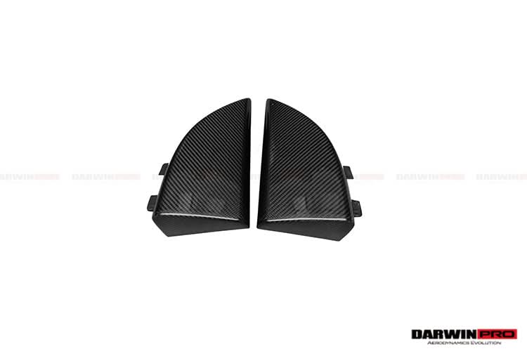 2014-2021 Mercedes Benz C217 S63 S65 AMG Coupe Carbon Fiber Rear Bumper Caps