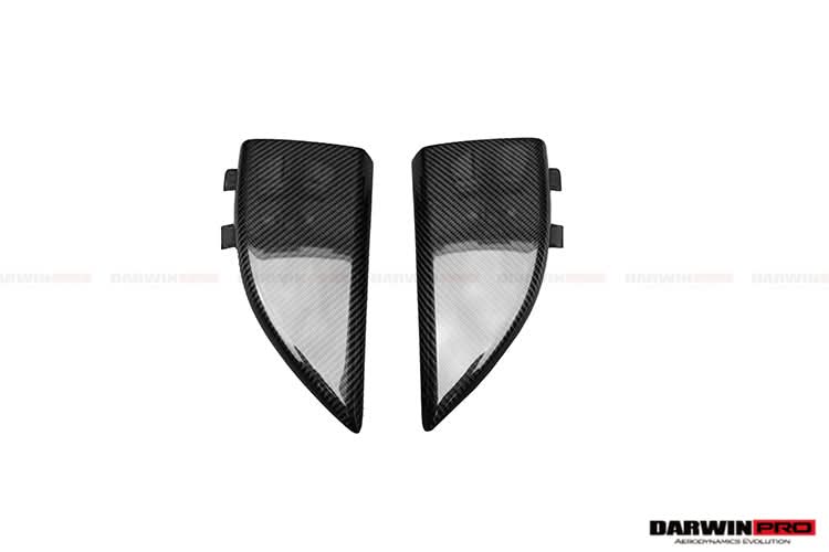 2014-2021 Mercedes Benz C217 S63 S65 AMG Coupe Carbon Fiber Rear Bumper Caps