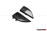 2014-2021 Mercedes Benz C217 S63 S65 AMG Coupe Carbon Fiber Rear Bumper Caps