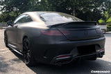 2014-2021 Mercedes Benz C217 S63 S65 AMG Coupe  Carbon Fiber Trunk Trim