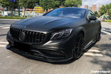2014-2017 Mercedes Benz C217 S63 S65 AMG Coupe Carbon Fiber Front Canards