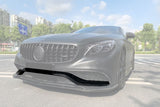 2014-2017 Mercedes Benz C217 S63 S65 AMG Coupe Carbon Fiber Front Bumper Center Trim