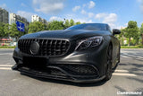2014-2017 Mercedes Benz C217 S63 S65 AMG Coupe Carbon Fiber Front Bumper Center Trim