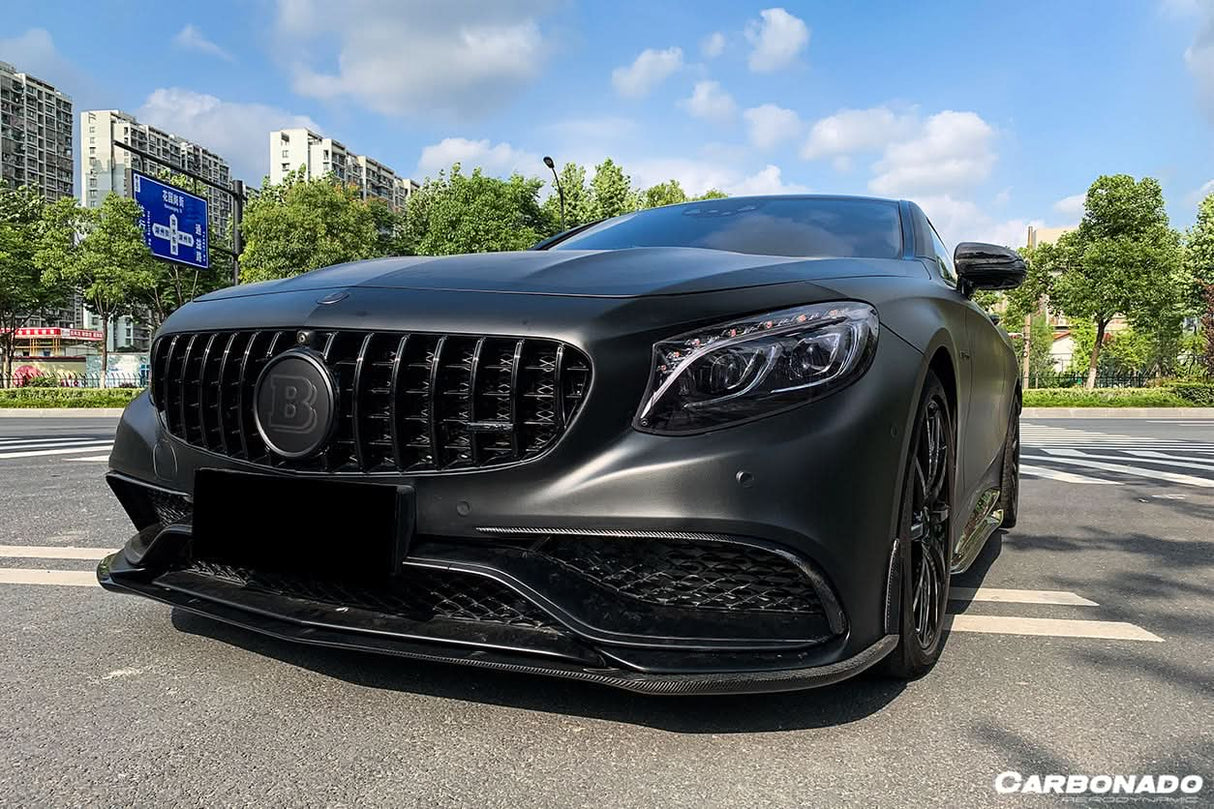 2014-2017 Mercedes Benz C217 S63 S65 AMG Coupe Carbon Fiber Front Canards