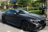 2014-2021 Mercedes Benz C217 S63 S65 AMG Coupe BKSS Style Carbon Fiber Side Skirts