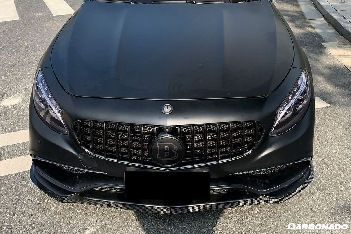 2014-2017 Mercedes Benz C217 S63 S65 AMG Coupe BKSS Style Carbon Fiber Front Lip