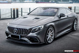 2014-2021 Mercedes Benz C217 S63 S65 AMG Coupe Carbon Fiber Side Skirts Extension