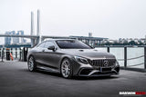 2014-2021 Mercedes Benz C217 S63 S65 AMG Coupe Carbon Fiber Side Skirts Extension