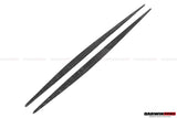 2014-2021 Mercedes Benz C217 S63 S65 AMG Coupe Carbon Fiber Side Skirts Extension