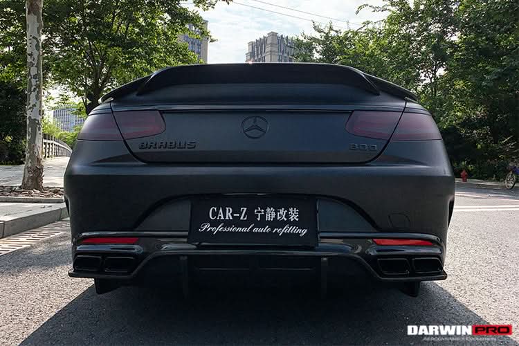 2014-2021 Mercedes Benz C217 S63 S65 AMG Coupe Carbon Fiber Rear Lip