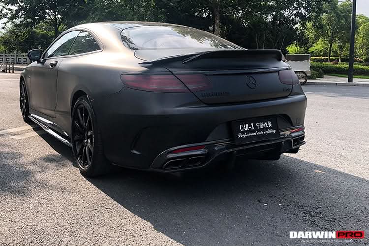 2014-2021 Mercedes Benz C217 S63 S65 AMG Coupe Carbon Fiber Rear Lip