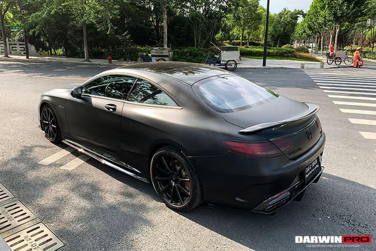 2014-2021 Mercedes Benz C217 S63 S65 AMG Coupe Carbon Fiber Rear Lip