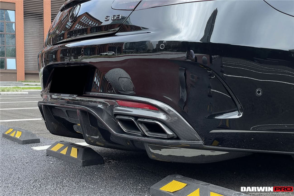 2014-2021 Mercedes Benz C217 S63 & S65 AMG Coupe BKSS Style Carbon Fiber Rear Diffuser