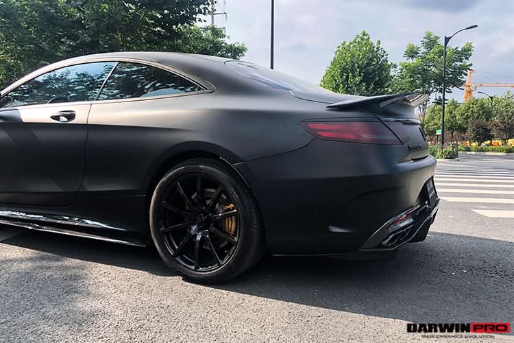 2014-2021 Mercedes Benz C217 S63 S65 AMG Coupe Carbon Fiber Rear Lip
