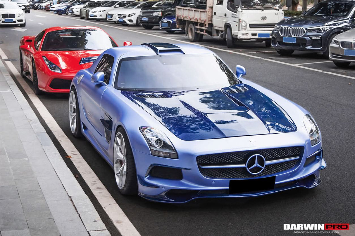 2010-2015 Mercedes Benz W197 SLS AMG BKSS Style Carbon Fiber Roof Scoop