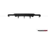 2012-2014 Mercedes Benz W204 C Class & C63 AMG Carbon Fiber Rear Lip Diffuser