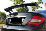 Mercedes Benz W204 C Class  C63 AMG Coupe BKSS Style Carbon Fiber Trunk Spoiler