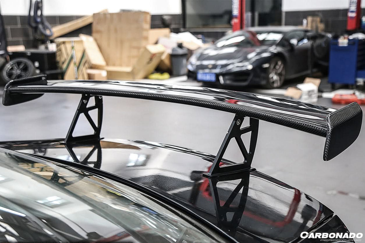Mercedes Benz W204 C Class  C63 AMG Sedan BKSS Style Carbon Fiber Trunk Spoiler