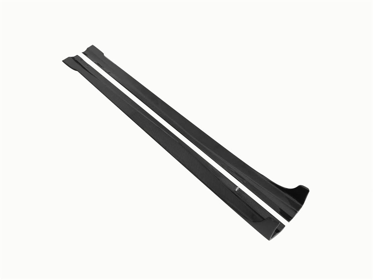 2012-2014 Mercedes Benz W204 C Class Coupe DP Style Carbon Fiber Side Skirts Under Board